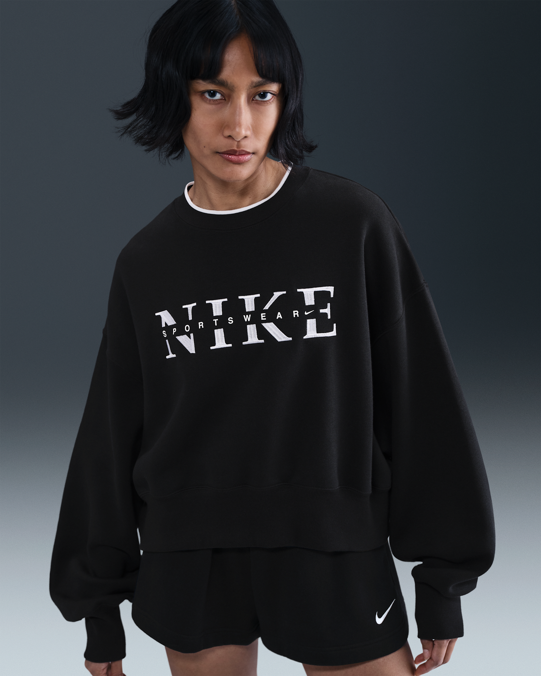 Nike Sportswear Phoenix Fleece Women's Oversized Crew-Neck